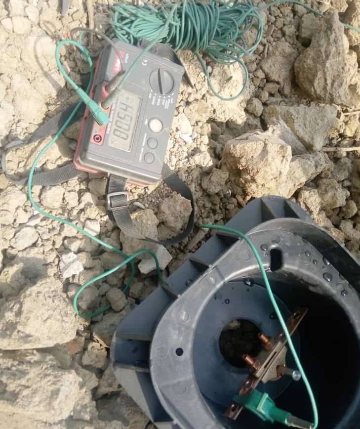 Earth resistance testing